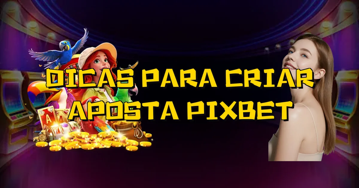 Dicas Para Criar Aposta Pixbet Oficial